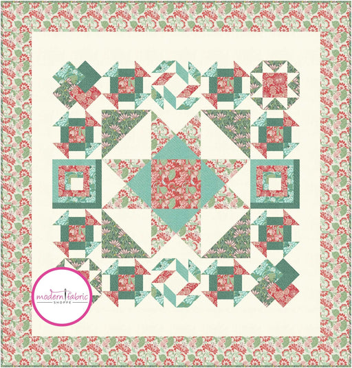 PRE-ORDER A Stitch in Time Quilt Kit featuring Tango by Kate Spain- September 2024 - Modern Fabric Shoppe
