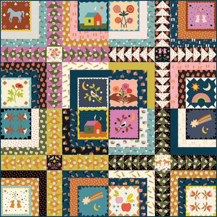 PRE - Order Alexia Marcella Abegg - Butterdish Quilt Kit featuring Mystic Fable - March 2026 - Modern Fabric Shoppe