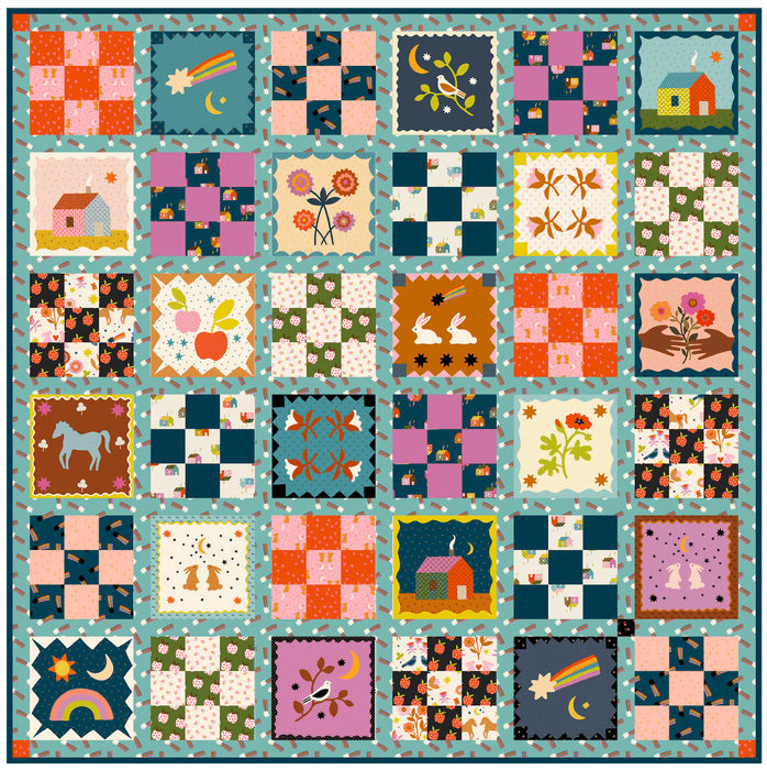 PRE - Order Alexia Marcella Abegg - Mystic Fable Panel Quilt Kit featuring Mystic Fable - March 2026 - Modern Fabric Shoppe