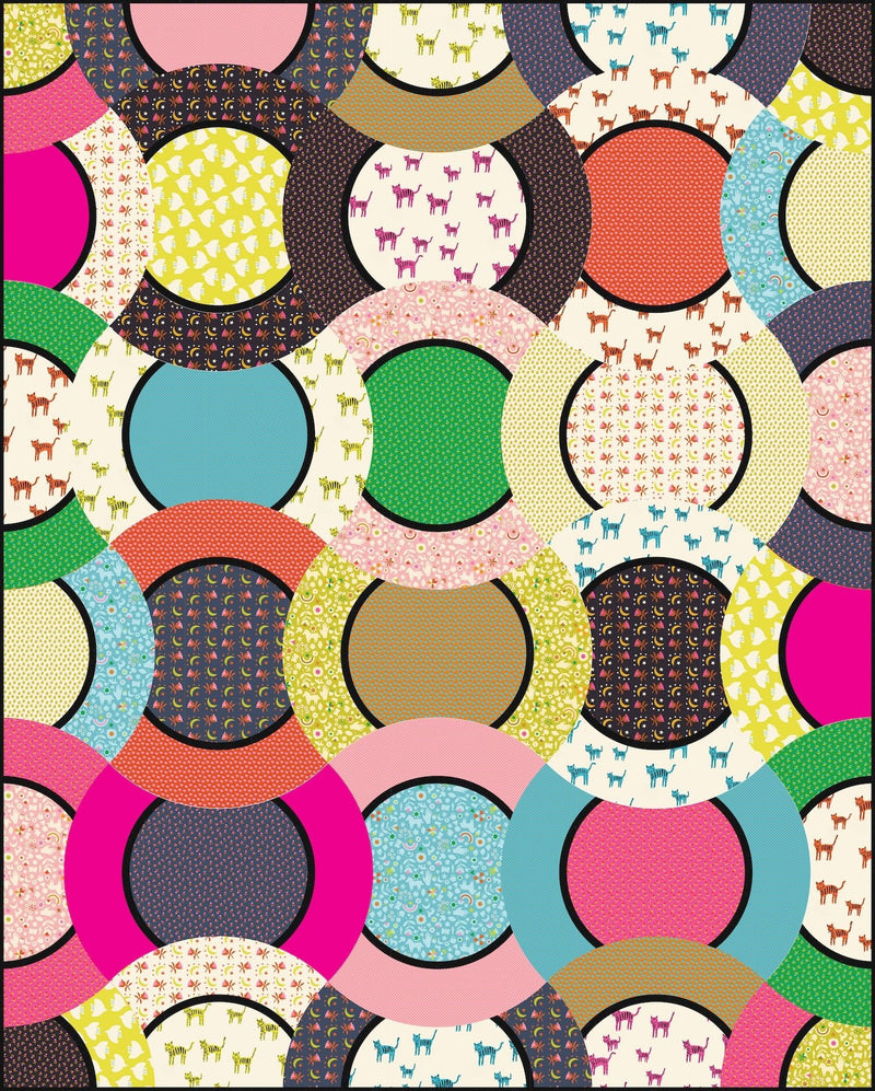 PRE - Order Alexia Marcella Abegg - Ripple Effect Quilt Kit featuring Catnap - October 2025 - Modern Fabric Shoppe