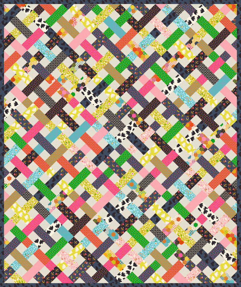 PRE - Order Alexia Marcella Abegg - The Charlotte Quilt Kit featuring Catnap - October 2025 - Modern Fabric Shoppe