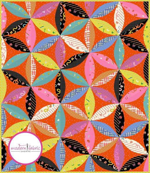 PRE - ORDER Alexia Marcelle Abegg - Avante Garden Quilt Kit featuring ooh Lucky Lucky - March 2025 - Modern Fabric Shoppe