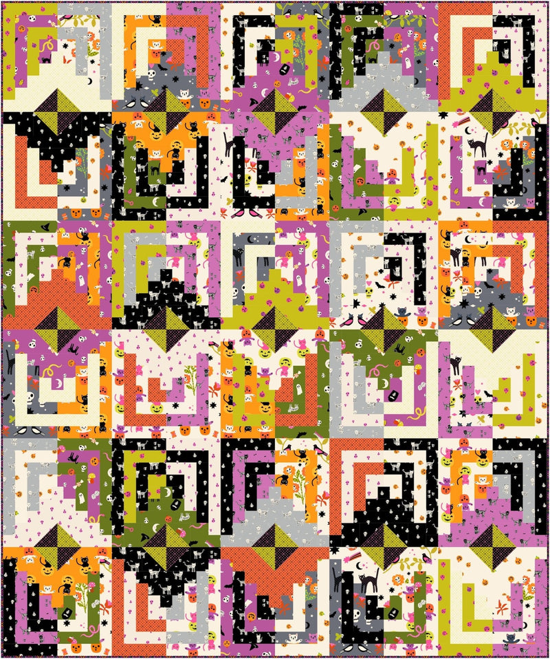 PRE-Order Alexia Marcelle Abegg- Lucente Quilt Kit featuring Boo Valley- June 2027 - Modern Fabric Shoppe