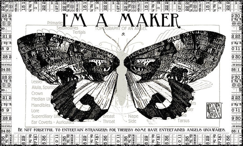 PRE - ORDER Angel Maker Mural Panel Quilt Kit featuring She Who Sews by J. Wecker Frisch - November 2026 - Modern Fabric Shoppe