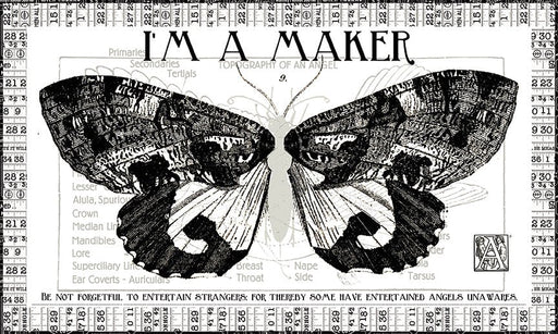 PRE - ORDER Angel Maker Mural Panel Quilt Kit featuring She Who Sews by J. Wecker Frisch - November 2026 - Modern Fabric Shoppe