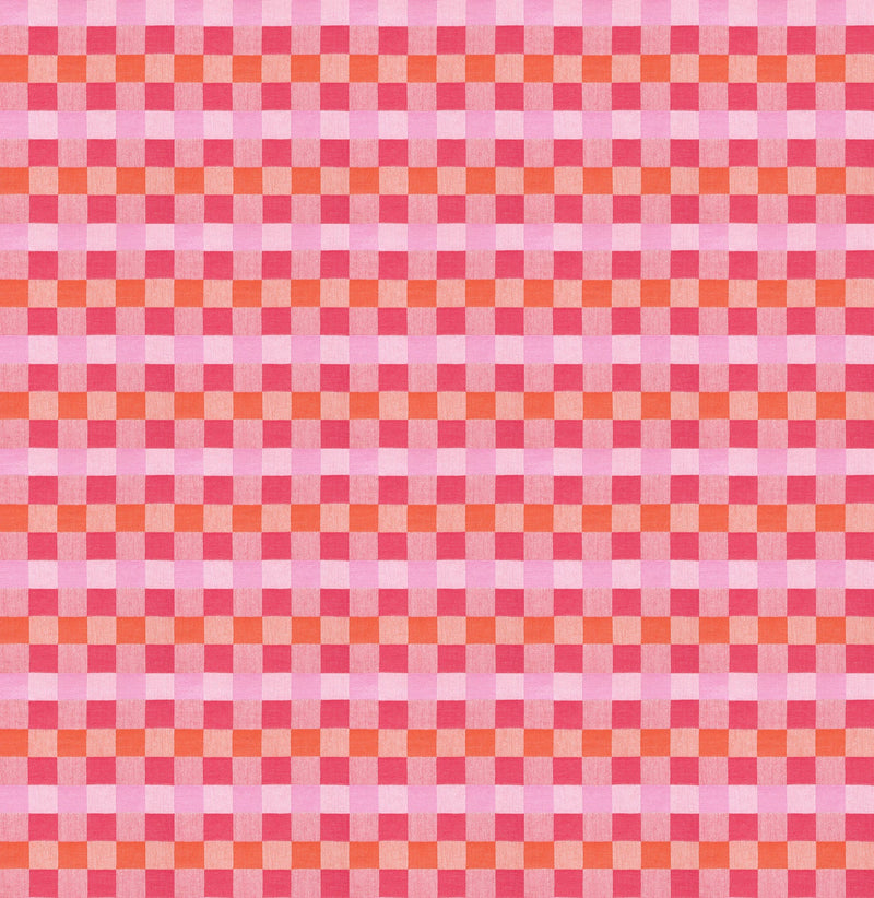 PRE - Order Anna Maria Textiles - Check Mates - Alternate AMT110 - 23L Bubblegum - Half Yard - February 2026 - Modern Fabric Shoppe
