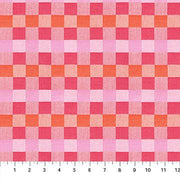 PRE - Order Anna Maria Textiles - Check Mates - Alternate AMT110 - 23L Bubblegum - Half Yard - February 2026 - Modern Fabric Shoppe