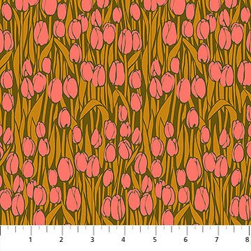 PRE - Order Anna Maria Textiles - Clean Cut - Audience AMT181 - 55V Toffee - Half Yard - September 2026 - Modern Fabric Shoppe