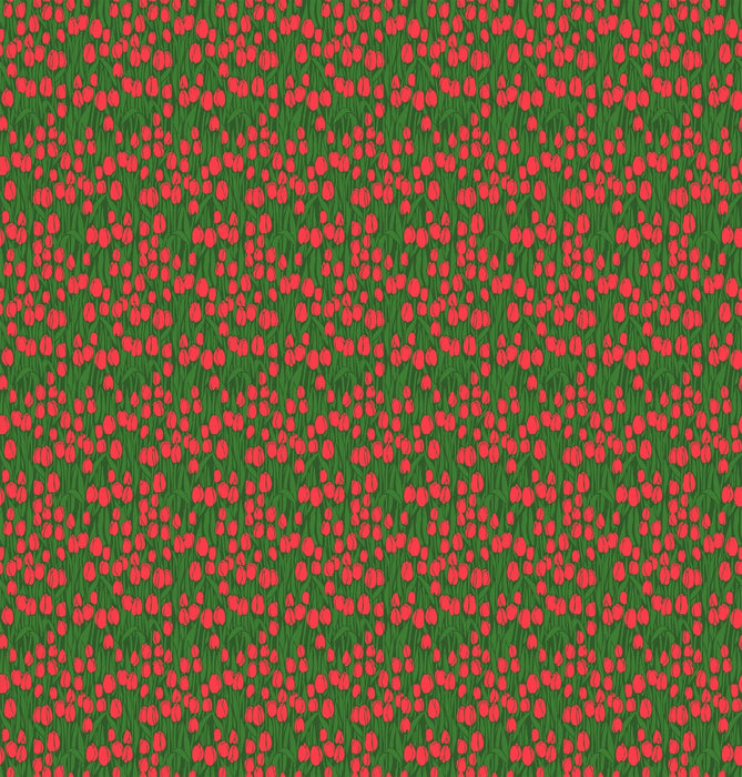 PRE - Order Anna Maria Textiles - Clean Cut - Audience AMT181 - 78C Red - Half Yard - September 2026 - Modern Fabric Shoppe