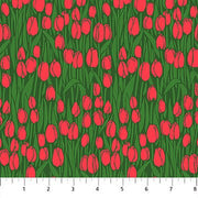 PRE - Order Anna Maria Textiles - Clean Cut - Audience AMT181 - 78C Red - Half Yard - September 2026 - Modern Fabric Shoppe