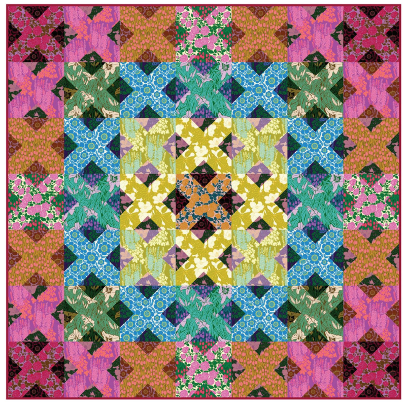 PRE - Order Anna Maria Textiles - Clean Cut Quilt Kit featuring Clean Cut Cotton - September 2026 - Modern Fabric Shoppe