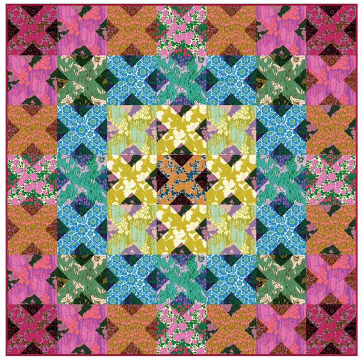 PRE - Order Anna Maria Textiles - Clean Cut Quilt Kit featuring Clean Cut Cotton - September 2026 - Modern Fabric Shoppe