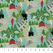 PRE - Order Anna Maria Textiles - Cozy Christmas - Flurry AMT161 - 72V Morning - Half Yard - April 2026 - Modern Fabric Shoppe