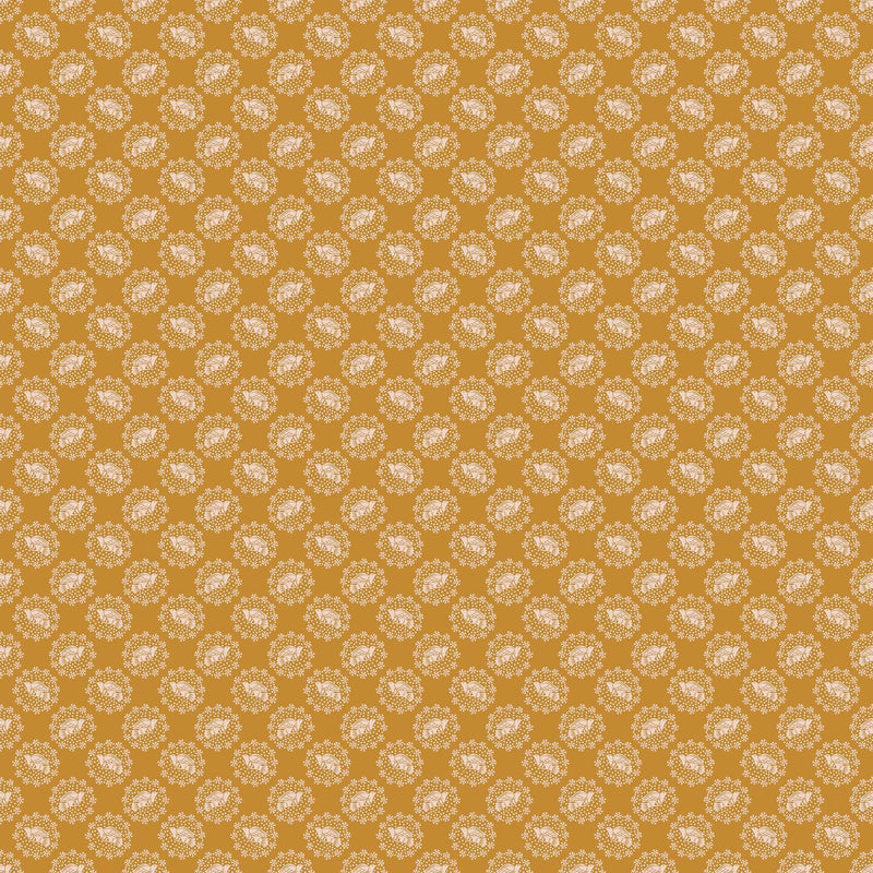 PRE - Order Anna Maria Textiles - Cozy Christmas - Peaceful AMT163 - 55V Honey - Half Yard - April 2026 - Modern Fabric Shoppe