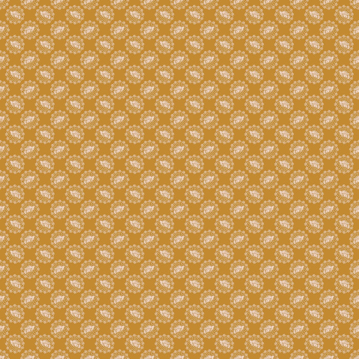 PRE - Order Anna Maria Textiles - Cozy Christmas - Peaceful AMT163 - 55V Honey - Half Yard - April 2026 - Modern Fabric Shoppe