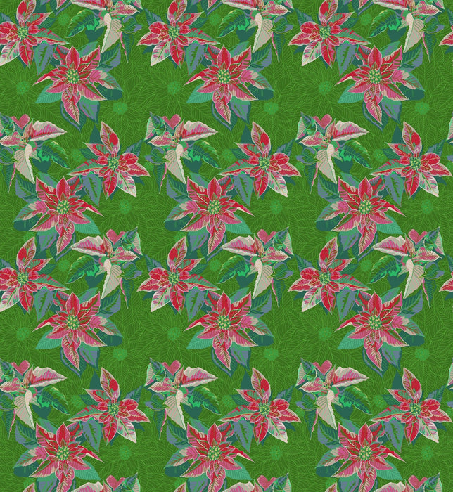 PRE - Order Anna Maria Textiles - Cozy Christmas - Poinsettia AMT166 - 72C Housewarming - Half Yard - April 2026 - Modern Fabric Shoppe