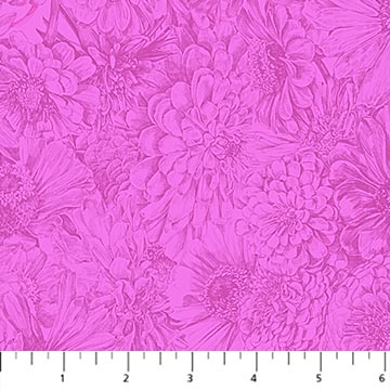 PRE-Order Anna Maria Textiles- Gentle Rendering- Bounty AMT206-28L Magenta- Half Yard- April 2027 - Modern Fabric Shoppe