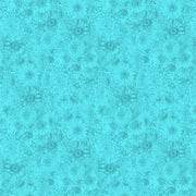 PRE-Order Anna Maria Textiles- Gentle Rendering- Bounty AMT206-62C Cerulean- Half Yard- April 2027 - Modern Fabric Shoppe