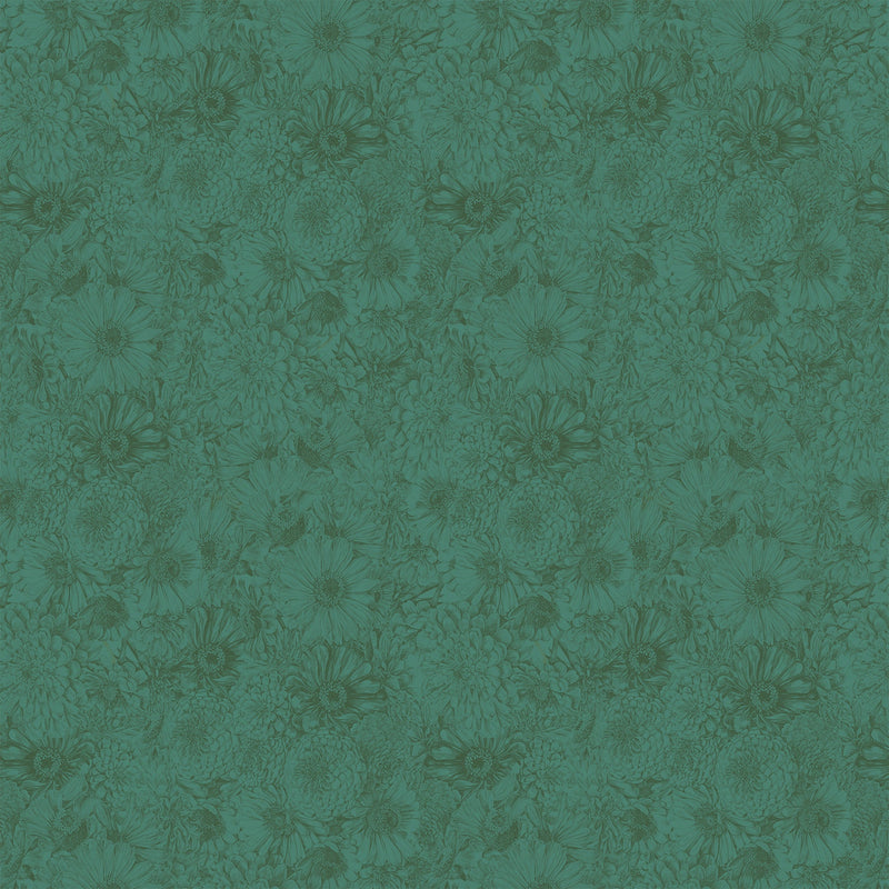 PRE-Order Anna Maria Textiles- Gentle Rendering- Bounty AMT206-78L Jade- Half Yard- April 2027 - Modern Fabric Shoppe