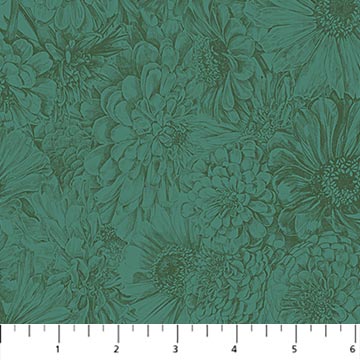PRE-Order Anna Maria Textiles- Gentle Rendering- Bounty AMT206-78L Jade- Half Yard- April 2027 - Modern Fabric Shoppe
