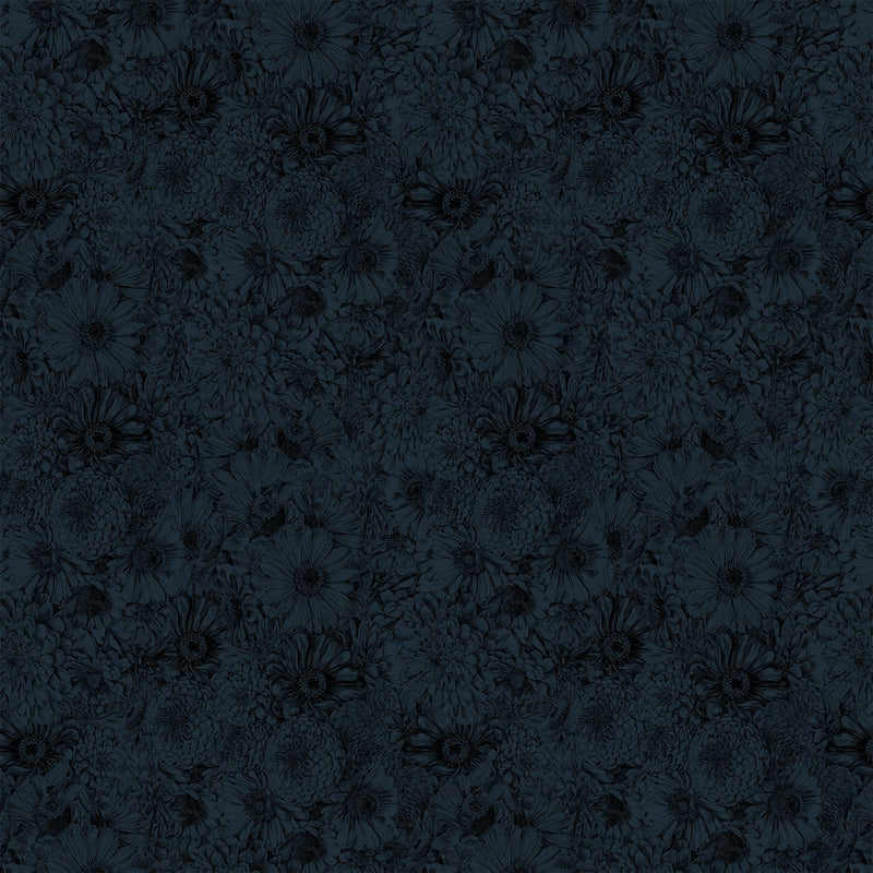 PRE-Order Anna Maria Textiles- Gentle Rendering- Bounty CLAMT105-99L Midnight- Half Yard- April 2027 - Modern Fabric Shoppe