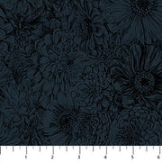 PRE-Order Anna Maria Textiles- Gentle Rendering- Bounty CLAMT105-99L Midnight- Half Yard- April 2027 - Modern Fabric Shoppe