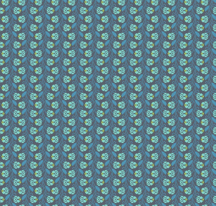 PRE - Order Anna Maria Textiles - Heiress - Curled Vine AMT1009 - 47V Dusk - Half Yard - July 2026 - Modern Fabric Shoppe