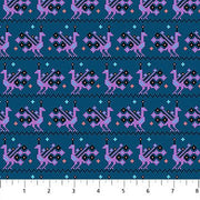 PRE - Order Anna Maria Textiles - Heiress - Peacock AMT1014 - 49L Midnight - Half Yard - July 2026 - Modern Fabric Shoppe