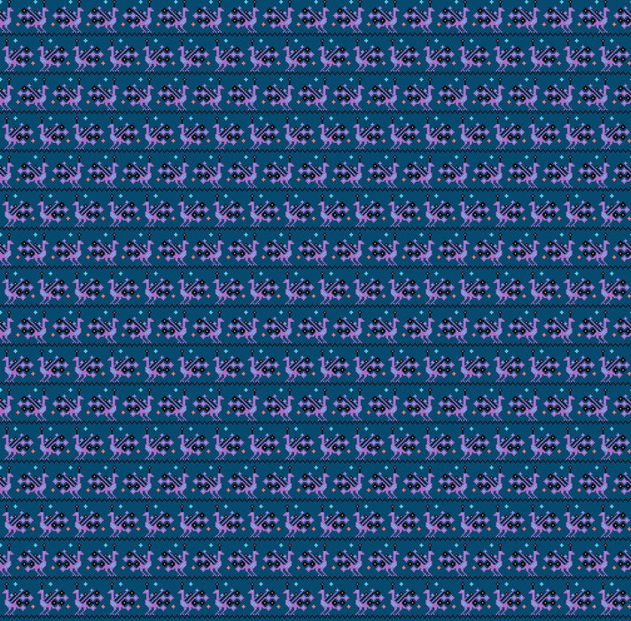 PRE - Order Anna Maria Textiles - Heiress - Peacock AMT1014 - 49L Midnight - Half Yard - July 2026 - Modern Fabric Shoppe