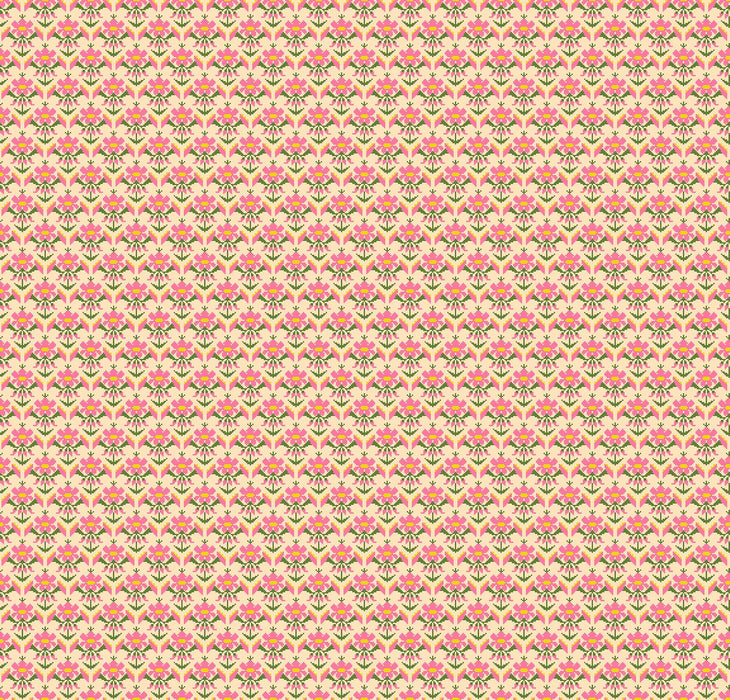 PRE - Order Anna Maria Textiles - Heiress - Posey AMT1013 - 28C Sweet - Half Yard - July 2026 - Modern Fabric Shoppe