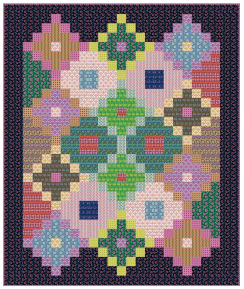 PRE - Order Anna Maria Textiles - Heiress Quilt Kit featuring Heiress - July 2026 - Modern Fabric Shoppe