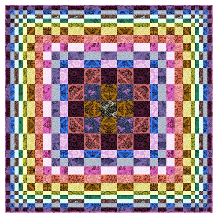 PRE - Order Anna Maria Textiles - Indelible Ink Quilt Kit featuring Indelible Ink - March 2026 - Modern Fabric Shoppe