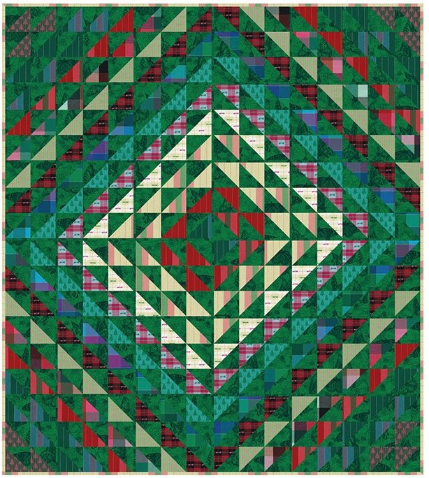 PRE - Order Anna Maria Textiles - Inspiration Quilt Kit featuring Silver Lining - May 2026 - Modern Fabric Shoppe