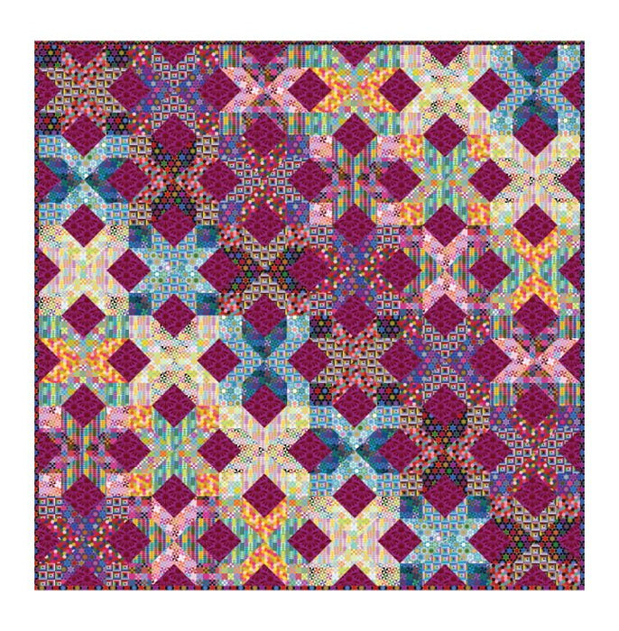 PRE - Order Anna Maria Textiles - Ironwood Point Quilt Kit featuring Piecework - March 2025 - Modern Fabric Shoppe