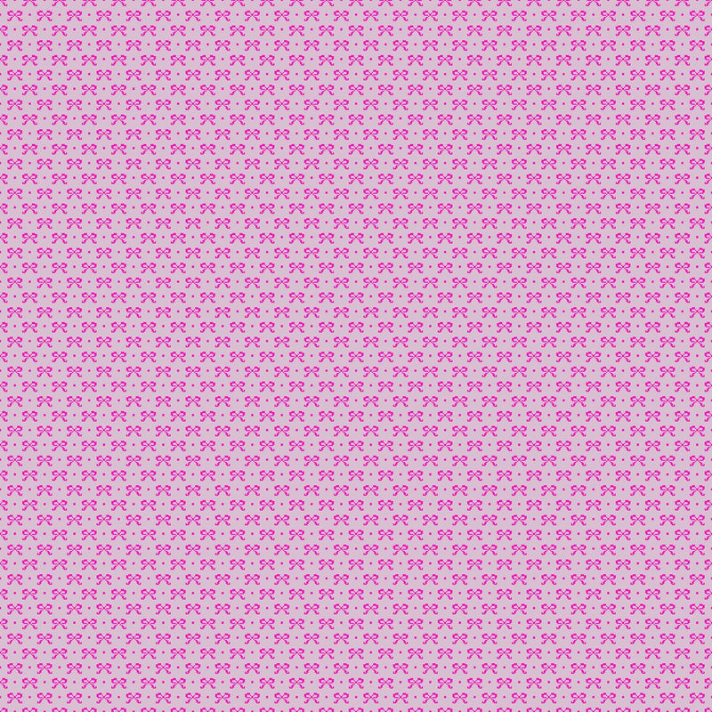 PRE - Order Anna Maria Textiles - Little Heiress - Bows AMT1019 - 28L Fuchsia - Half Yard - November 2026 - Modern Fabric Shoppe