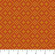 PRE - Order Anna Maria Textiles - Little Heiress - Kilim AMT1017 - 38V Ginger - Half Yard - November 2026 - Modern Fabric Shoppe