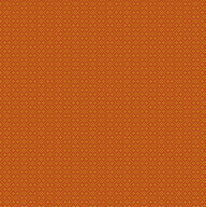 PRE - Order Anna Maria Textiles - Little Heiress - Kilim AMT1017 - 38V Ginger - Half Yard - November 2026 - Modern Fabric Shoppe