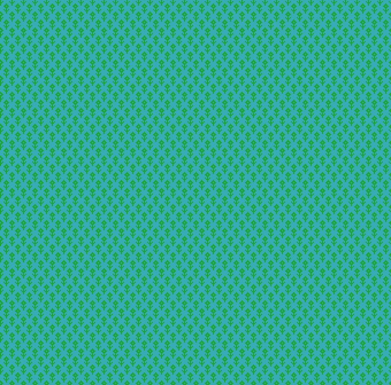 PRE - Order Anna Maria Textiles - Little Heiress - Sprout AMT1018 - 62L Cerulean - Half Yard - November 2026 - Modern Fabric Shoppe