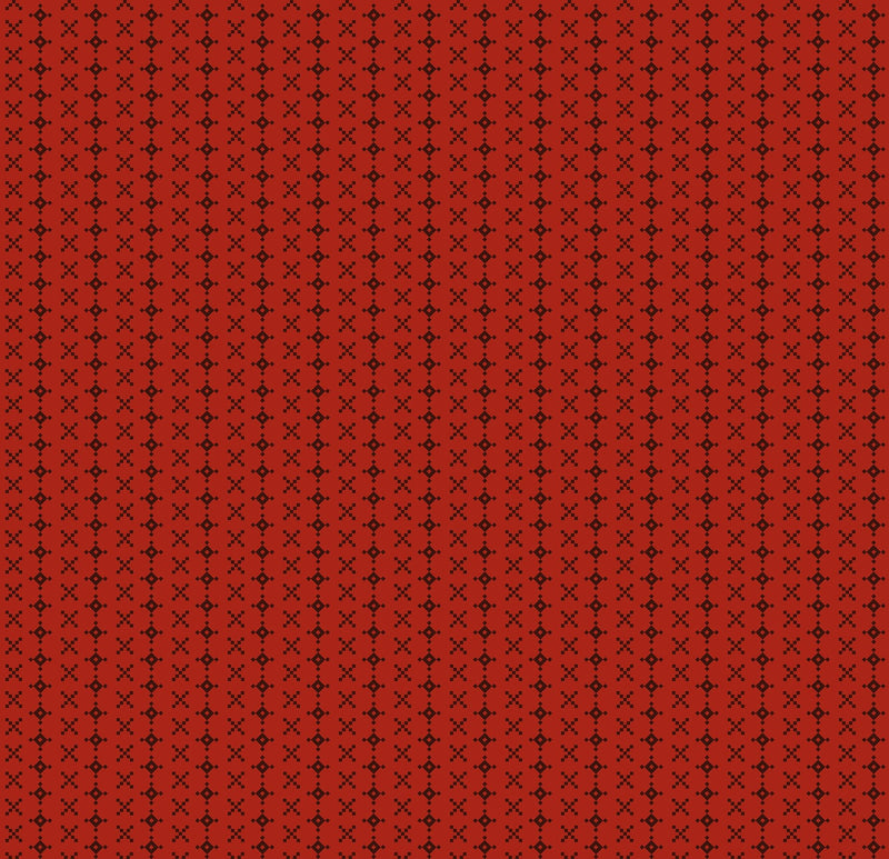 PRE - Order Anna Maria Textiles - Little Heiress - Treasure Map AMT1016 - 26L Crimson - Half Yard - November 2026 - Modern Fabric Shoppe