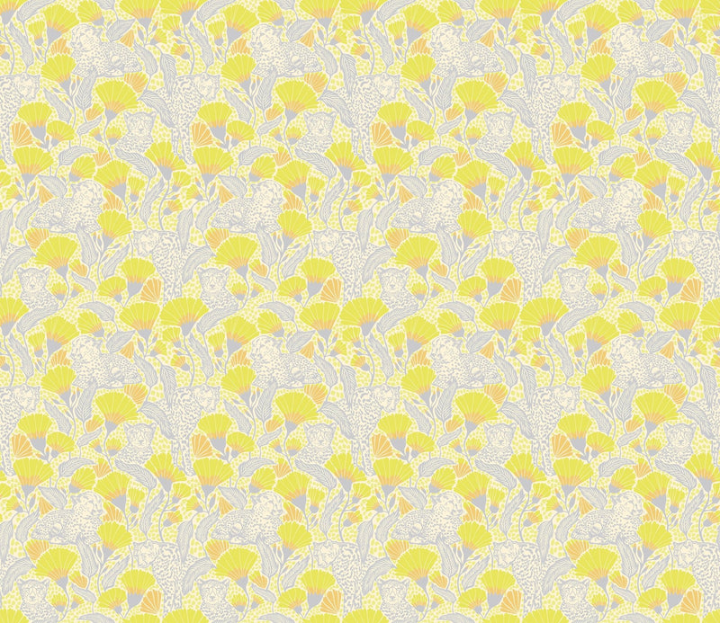 PRE - Order Anna Maria Textiles - Mosaic Menagerie - Cheetah Teeth AMT191 - 50V Meringue - Half Yard - December 2026 - Modern Fabric Shoppe