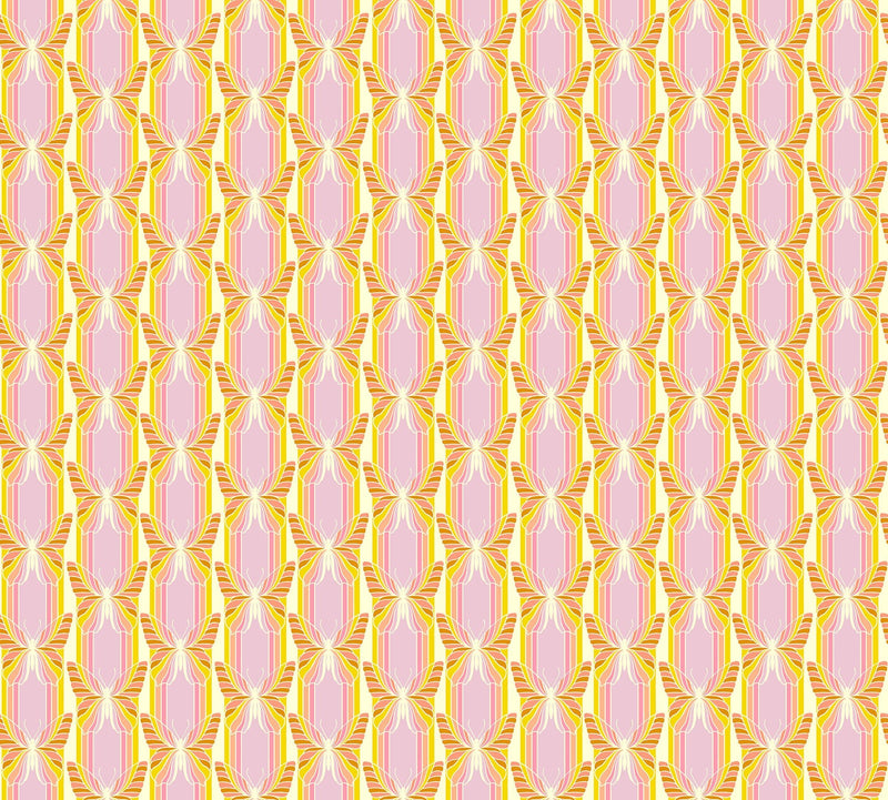 PRE - Order Anna Maria Textiles - Mosaic Menagerie - Hidden AMT189 - 52C Sunset - Half Yard - December 2026 - Modern Fabric Shoppe