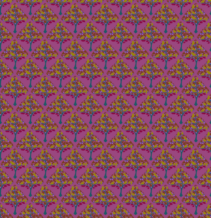 PRE - Order Anna Maria Textiles - Mosaic Menagerie - Ornaments AMT190 - 84L Plum - Half Yard - December 2026 (Copy) - Modern Fabric Shoppe