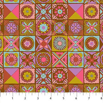 PRE - Order Anna Maria Textiles - Rhapsody - Cottage Kitchen AMT168 - 37C Rust - Half Yard - June 2026 - Modern Fabric Shoppe