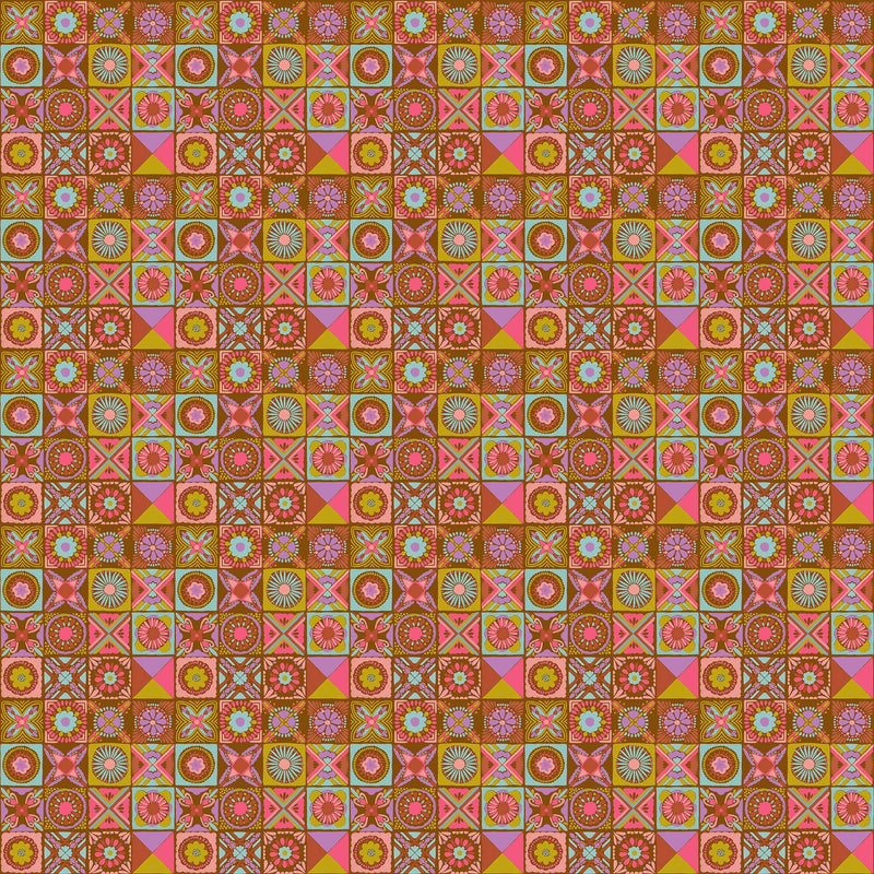 PRE - Order Anna Maria Textiles - Rhapsody - Cottage Kitchen AMT168 - 37C Rust - Half Yard - June 2026 - Modern Fabric Shoppe