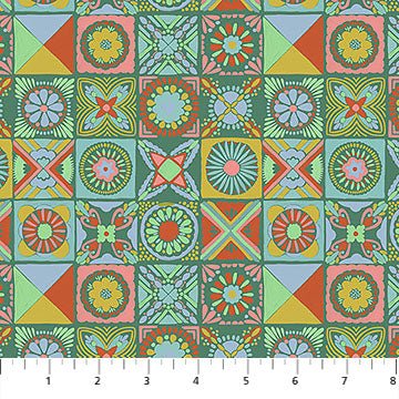 PRE - Order Anna Maria Textiles - Rhapsody - Cottage Kitchen AMT168 - 74V Jade - Half Yard - June 2026 - Modern Fabric Shoppe