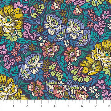 PRE - Order Anna Maria Textiles - Rhapsody - Mosaic AMT169 - 62C Ocean - Half Yard - June 2026 - Modern Fabric Shoppe