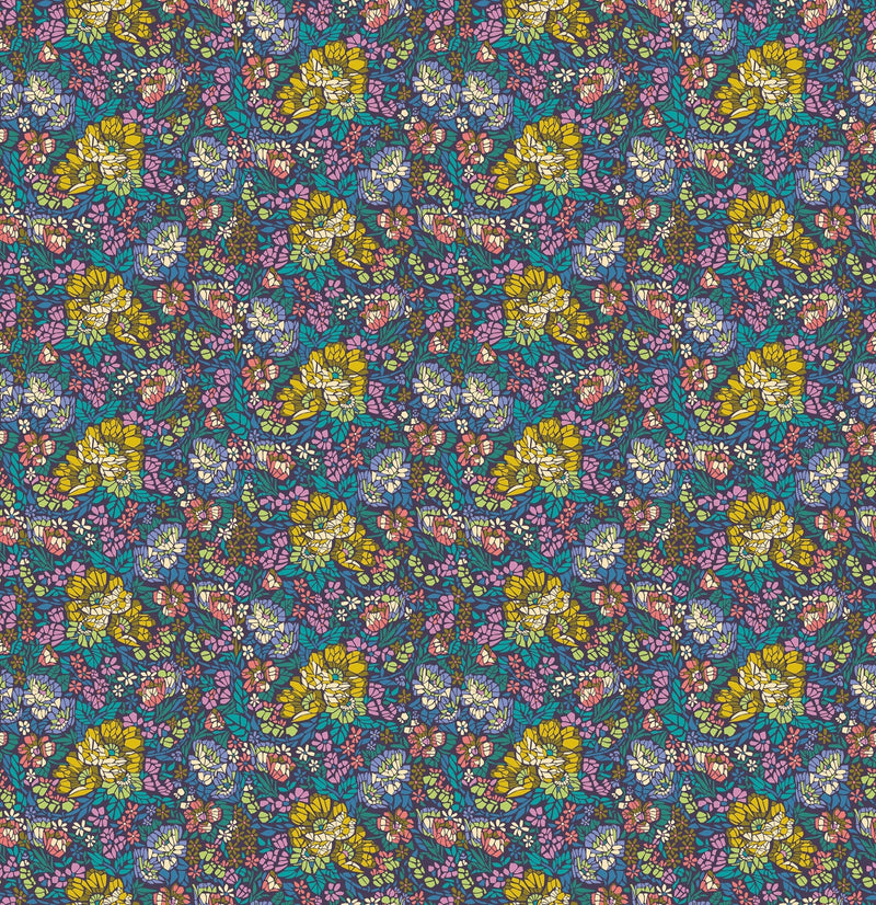 PRE - Order Anna Maria Textiles - Rhapsody - Mosaic AMT169 - 62C Ocean - Half Yard - June 2026 - Modern Fabric Shoppe