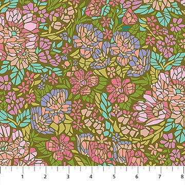 PRE-Order Anna Maria Textiles- Rhapsody- Mosaic AMT169-72V Avocado ...