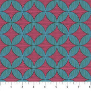 PRE - Order Anna Maria Textiles - Rhapsody - Woven Windows AMT171 - 46L Berry - Half Yard - June 2026 - Modern Fabric Shoppe