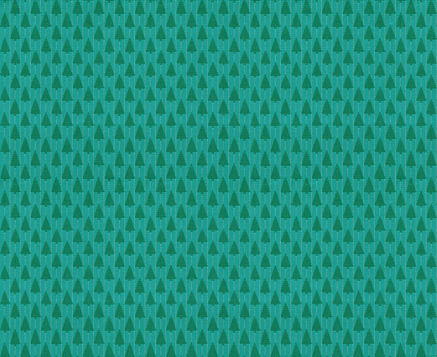 PRE - Order Anna Maria Textiles - Silver Lining - Tree Farm WAMT114 - 64C Turquoise - Half Yard - May 2026 - Modern Fabric Shoppe